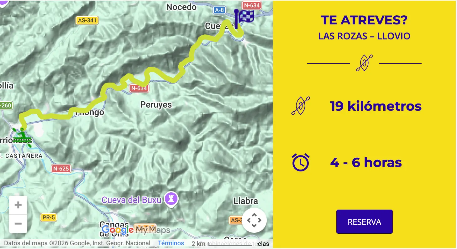 Descenso del Sella en Arriondas - Cangas de Onís