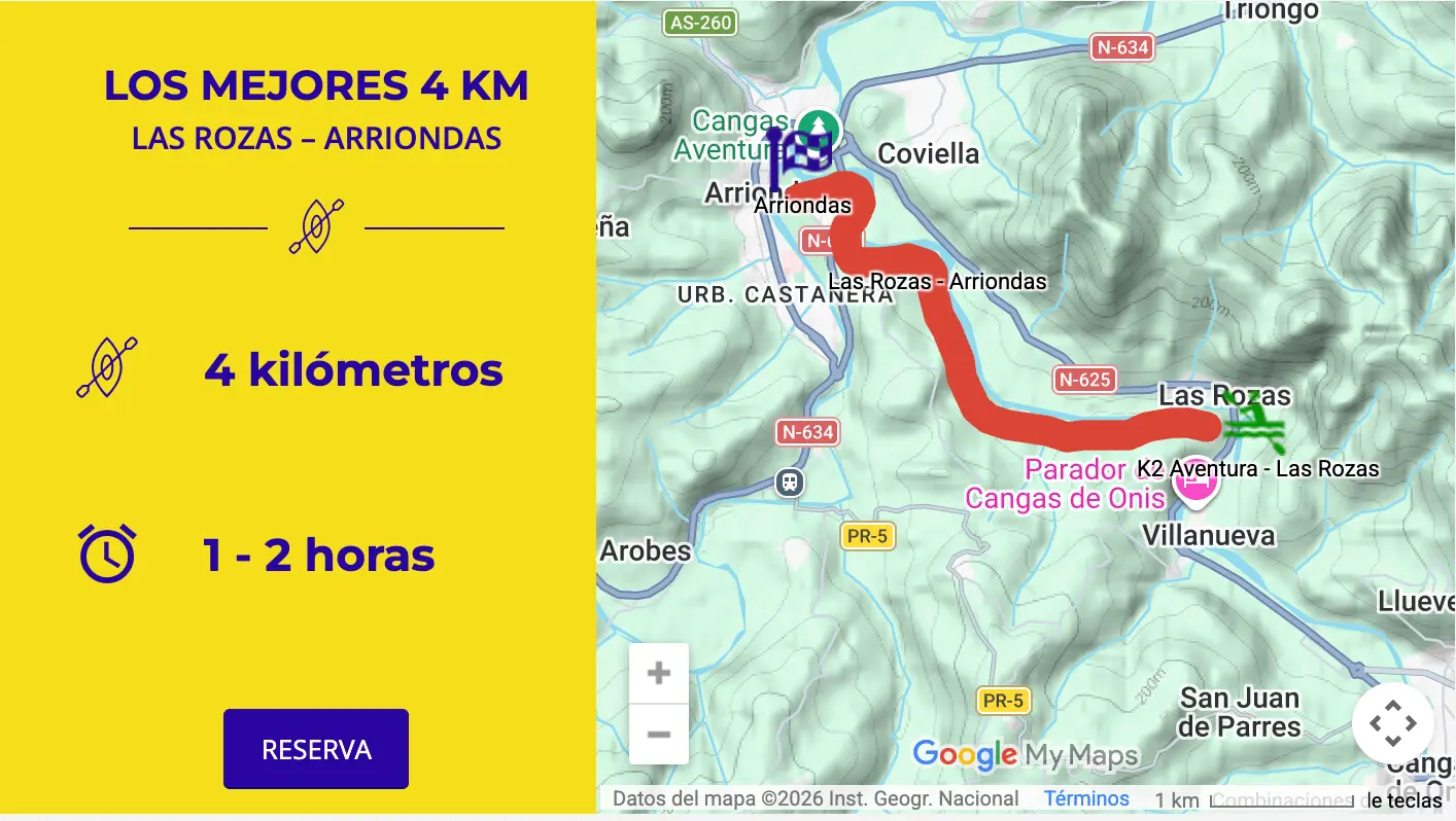 Descenso del Sella en Arriondas - Cangas de Onís