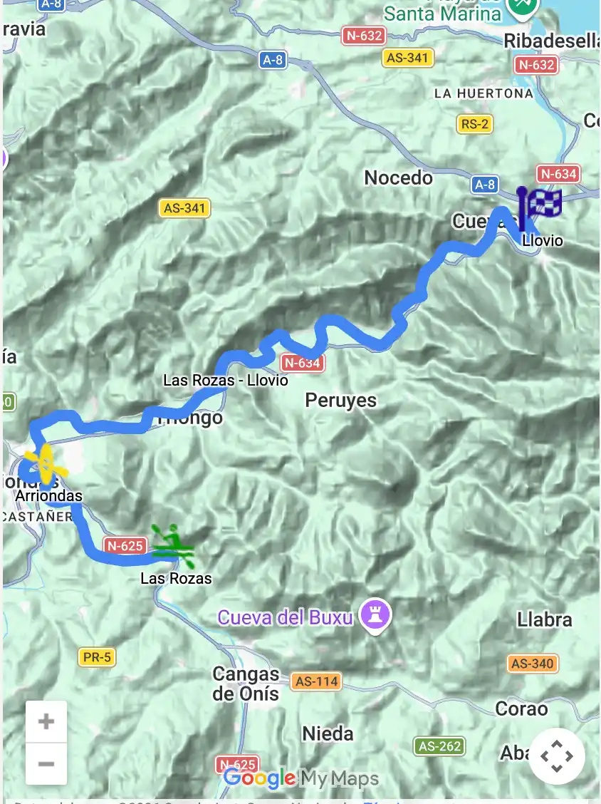 Descenso del Sella en Arriondas - Cangas de Onís