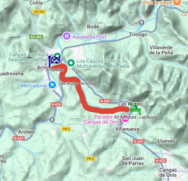 Descenso del Sella en Arriondas - Cangas de Onís